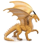 Figurina dragon auriu