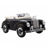 Masinuta electrica de epoca cu scaun de piele Mercedes Benz 300 S Black