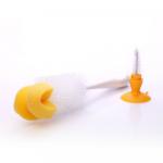 Perie pentru biberoane si tetine 2 in 1 Yellow