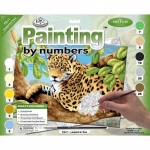 Pictura pe numere juniori leopard