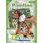 Prima mea pictura pe numere tigri