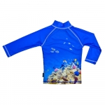 Tricou de baie Coral Reef marime 86-92 protectie UV Swimpy