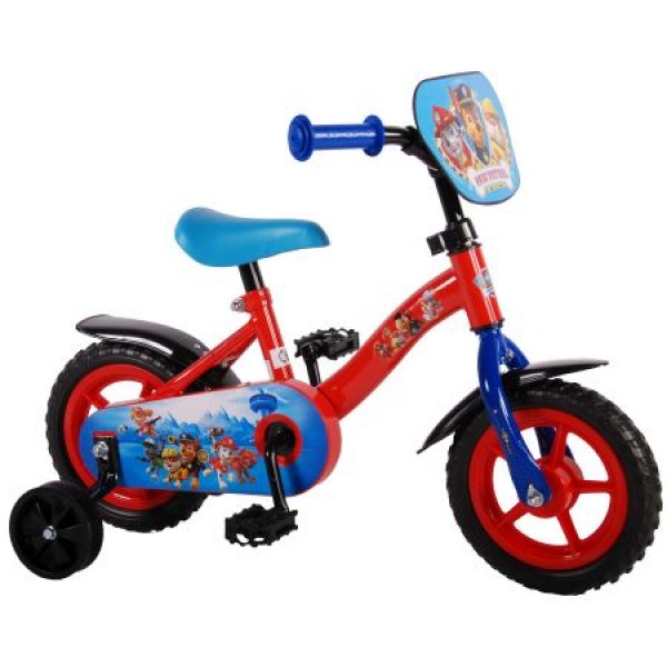 Bicicleta copii Volare Paw Patrol cu roti ajutatoare 10 inch nichiduta.ro imagine noua