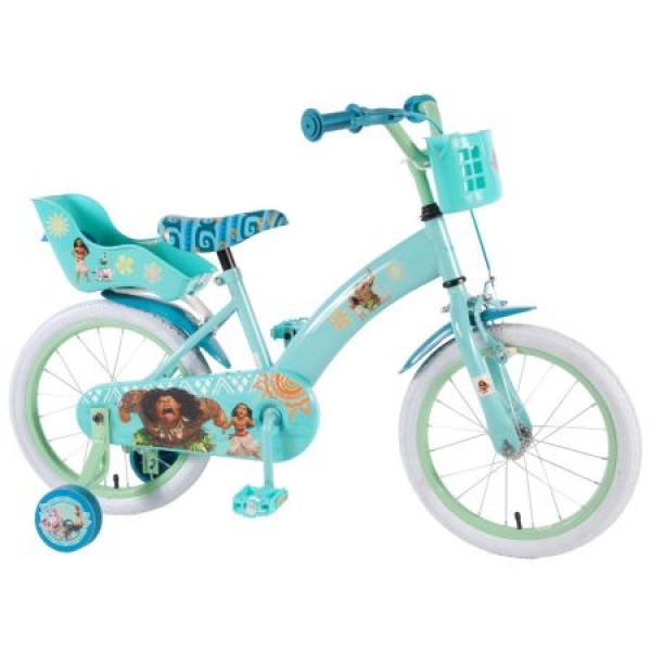 Bicicleta copii Volare Vaiana cu roti ajutatoare 16 inch nichiduta.ro imagine noua responsabilitatesociala.ro