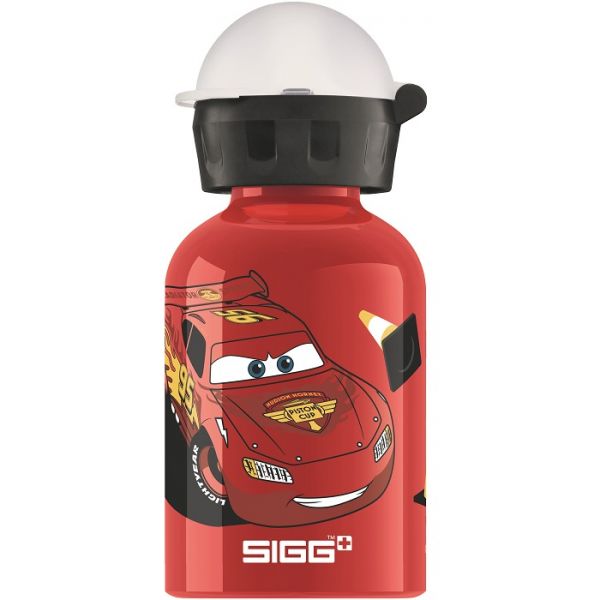 Bidon Sigg din aluminiu Cars Lightning McQueen 0.3l 0.3l imagine noua responsabilitatesociala.ro