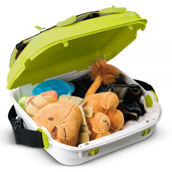 Geanta - scaun inaltator benbat yummigo green gray