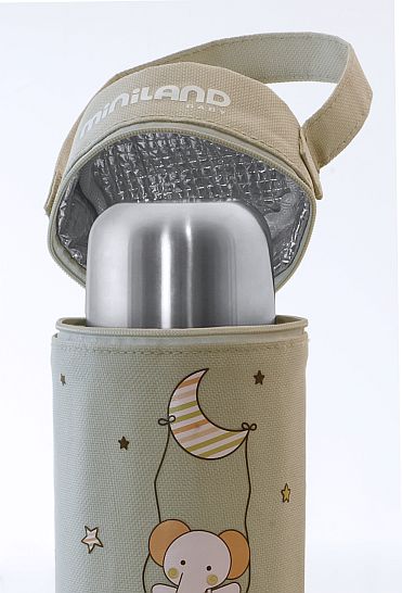Geanta izolatoare thermibag 330 ml crem miniland