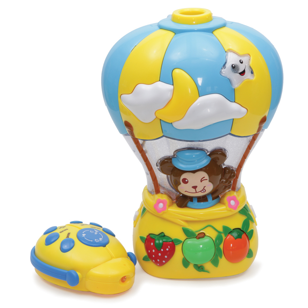 Lampa de veghe cu telecomanda, muzica si proiectii ballon