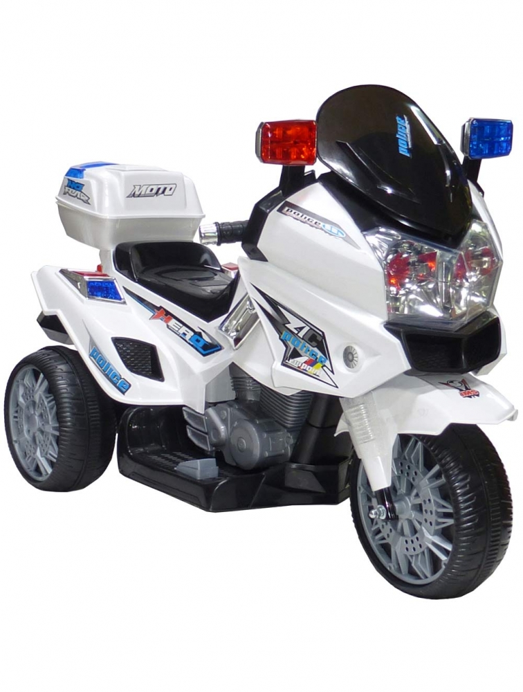 Motocicleta electrica cu doua motoare Police Hero White