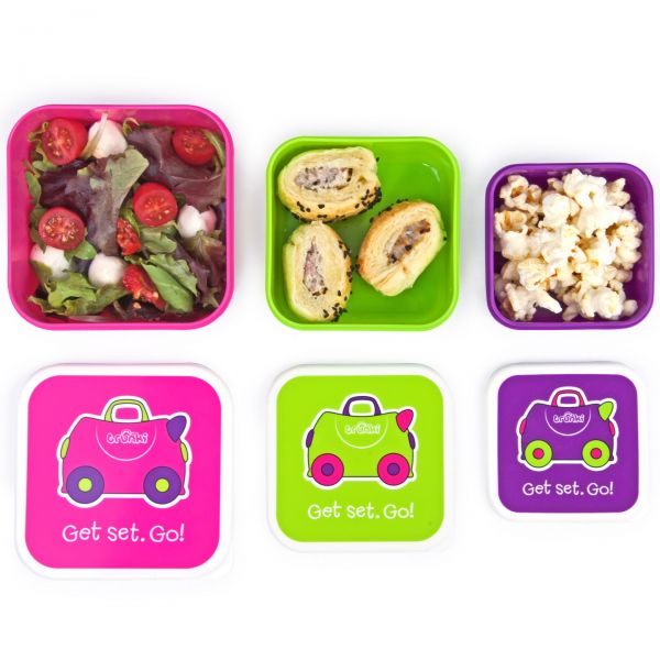 Set cutiute Trunki Snack Pots pink - 1 | YEO