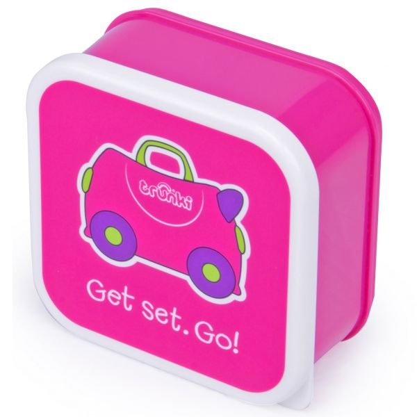 Set cutiute Trunki Snack Pots pink - 3 | YEO