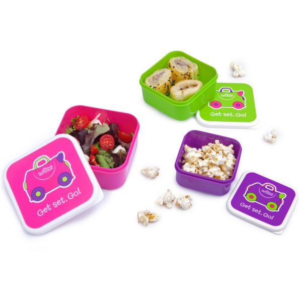 Set cutiute Trunki Snack Pots pink - 4 | YEO