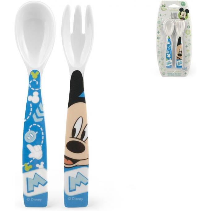 Set lingurita si furculita melamina Mickey Lulabi 7965750