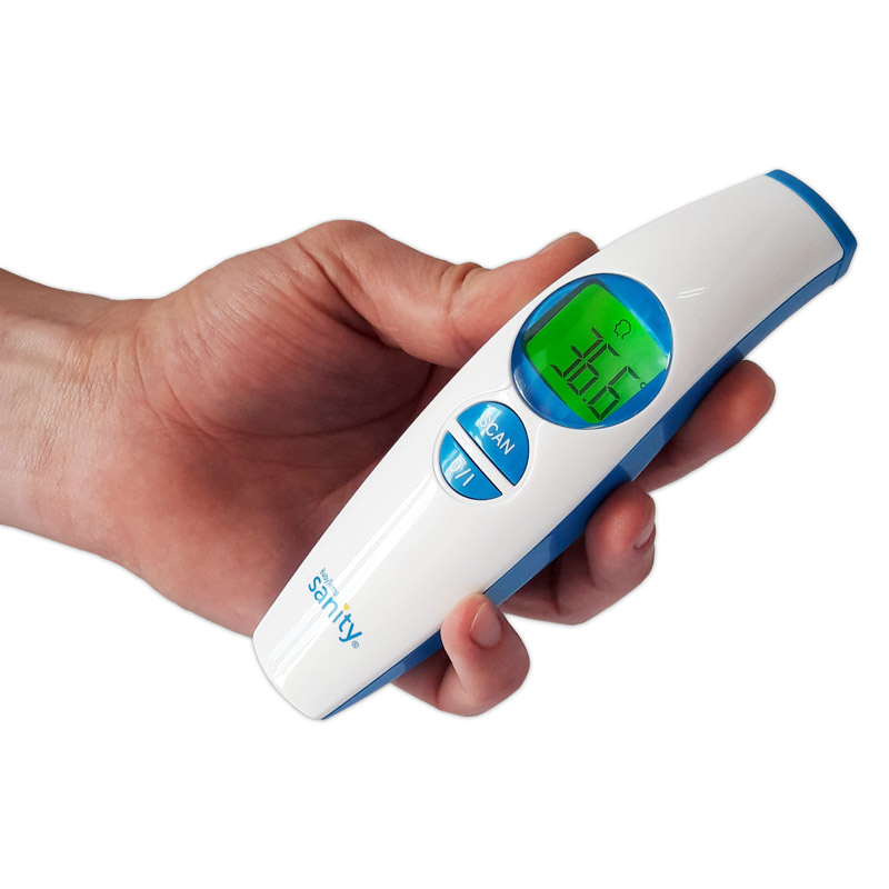 Termometru de frunte fara contact cu scanare infrarosu Sanity BabyTemp BabyTemp imagine 2022 protejamcopilaria.ro