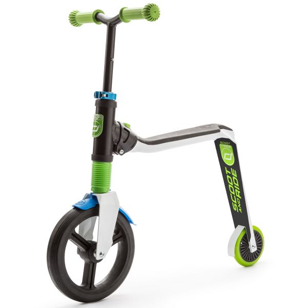 Trotineta 2 in 1 Scoot Ride HighwayFreak 3-6 ani White Green Blue