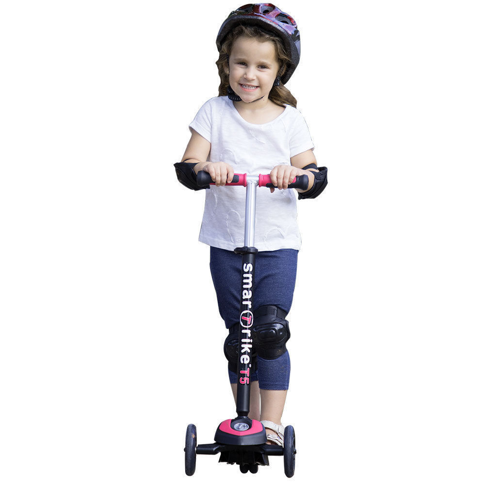 Trotineta pentru copii Smart Trike T5 Pink - 4 | YEO