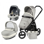 Carucior 3 in 1 Peg Perego Book Scout Matt Black Elite Modular Luxe Opal