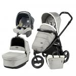 Carucior 3 in 1 Peg Perego Book Scout Matt Black Pop-Up Elite Luxe Opal