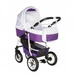 Carucior bebelusi 3in1 Pj Stroller Comfort White Purple