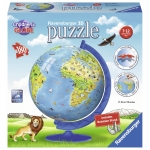 Puzzle 3D Ravensburger Globul Lumii 180 piese