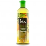 Sampon cu grapefruit si portocale pt. par normal sau gras Faith in Nature 400 ml