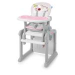 Scaun de masa multifunctional 2 in 1 Baby Design Candy 08 pink 2017