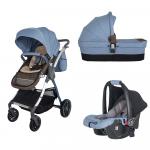 Sistem modular Coccolle Acero 3 in 1 Albastru