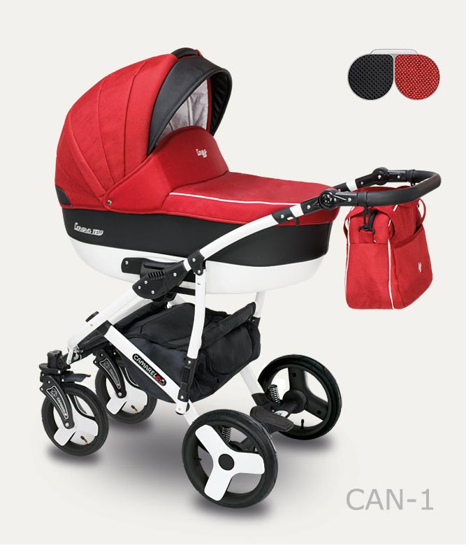 Carucior copii 2 in 1 Carera New Camarelo color CAN-1