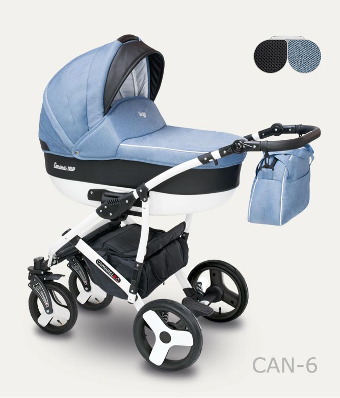 Carucior copii 2 in 1 Carera New Camarelo color CAN-6