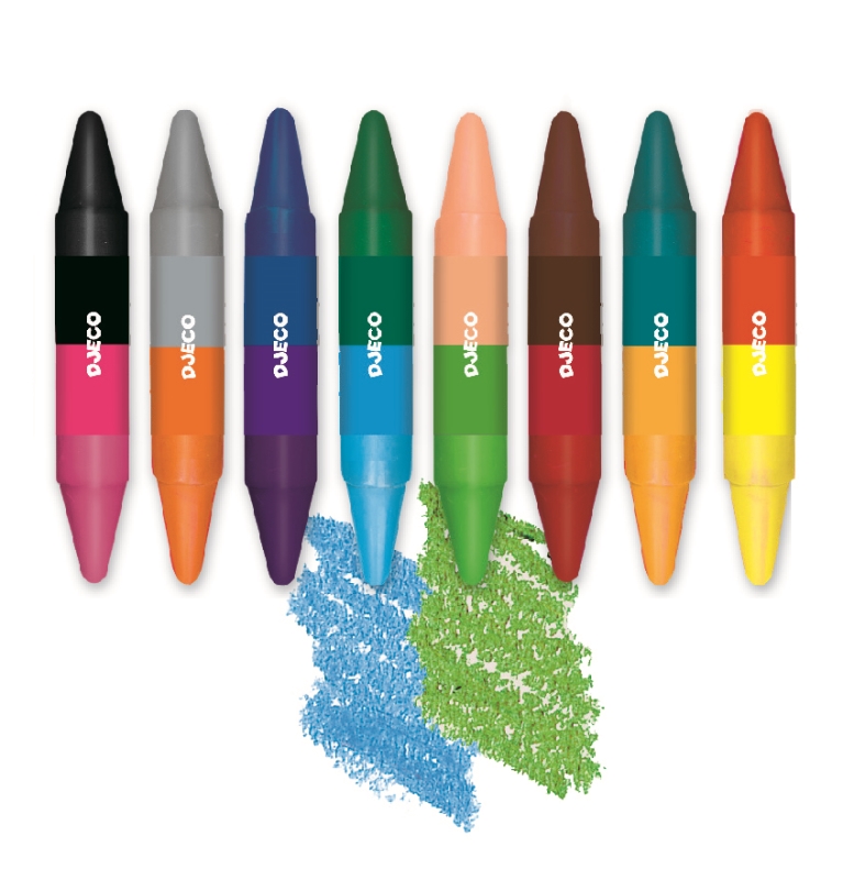 Creioane de colorat  duble