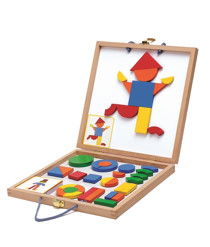 Geoforme joc cu magnei djeco