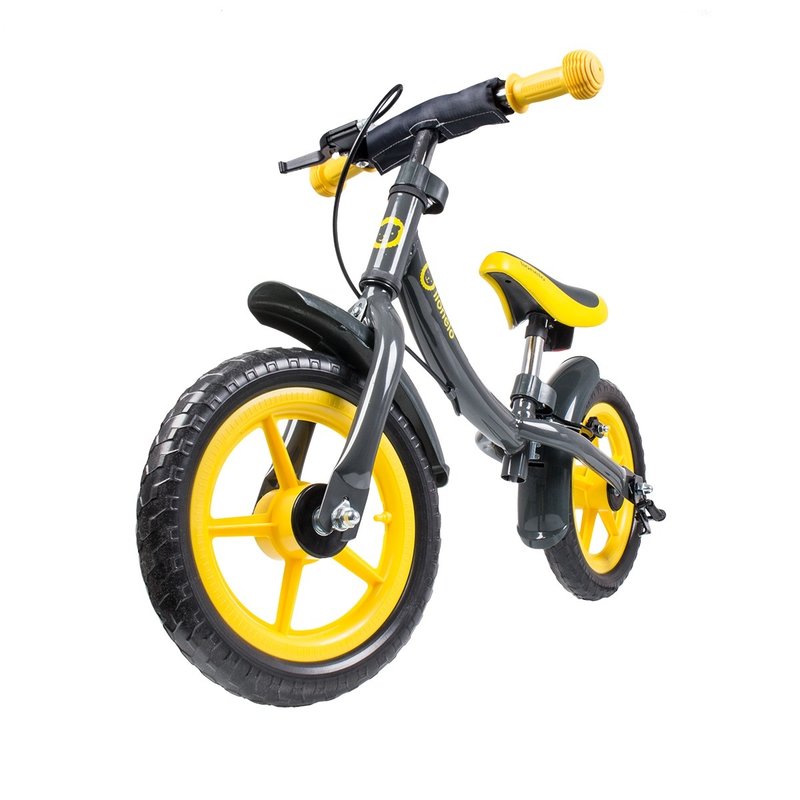 Bicicleta fara pedale dan plus yellow