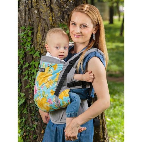 Marsupiu toddler organic garden splendor