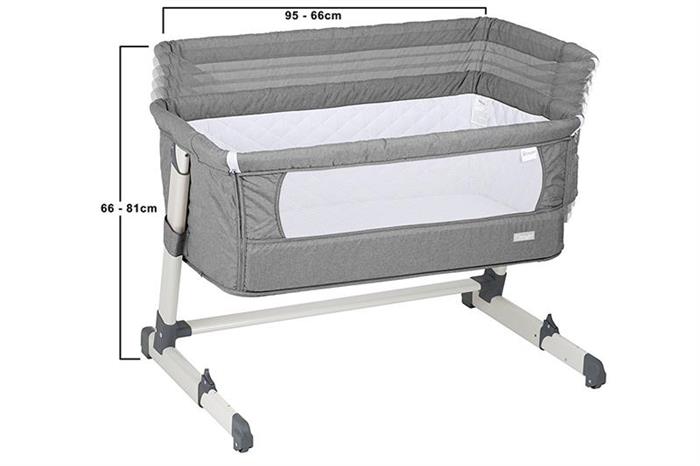 Patut co-sleeper 2 in 1 Together Grey - 1