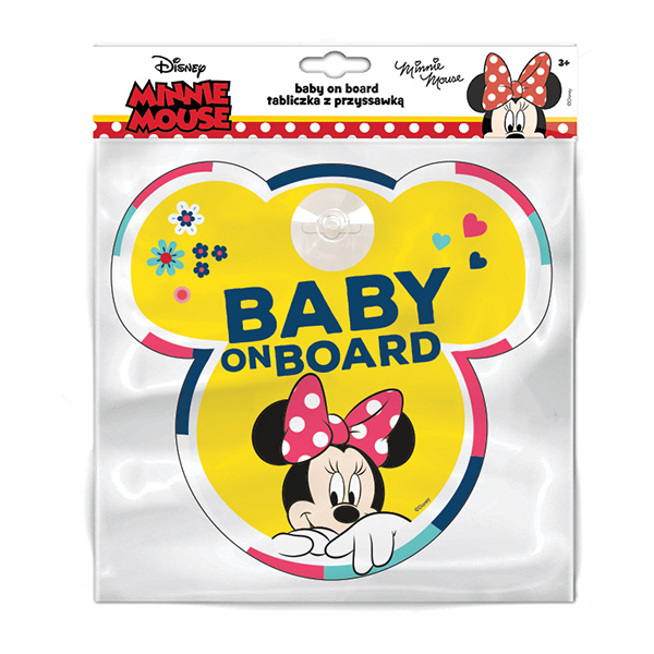 Semn de avertizare Baby on Board Minnie Seven SV9613