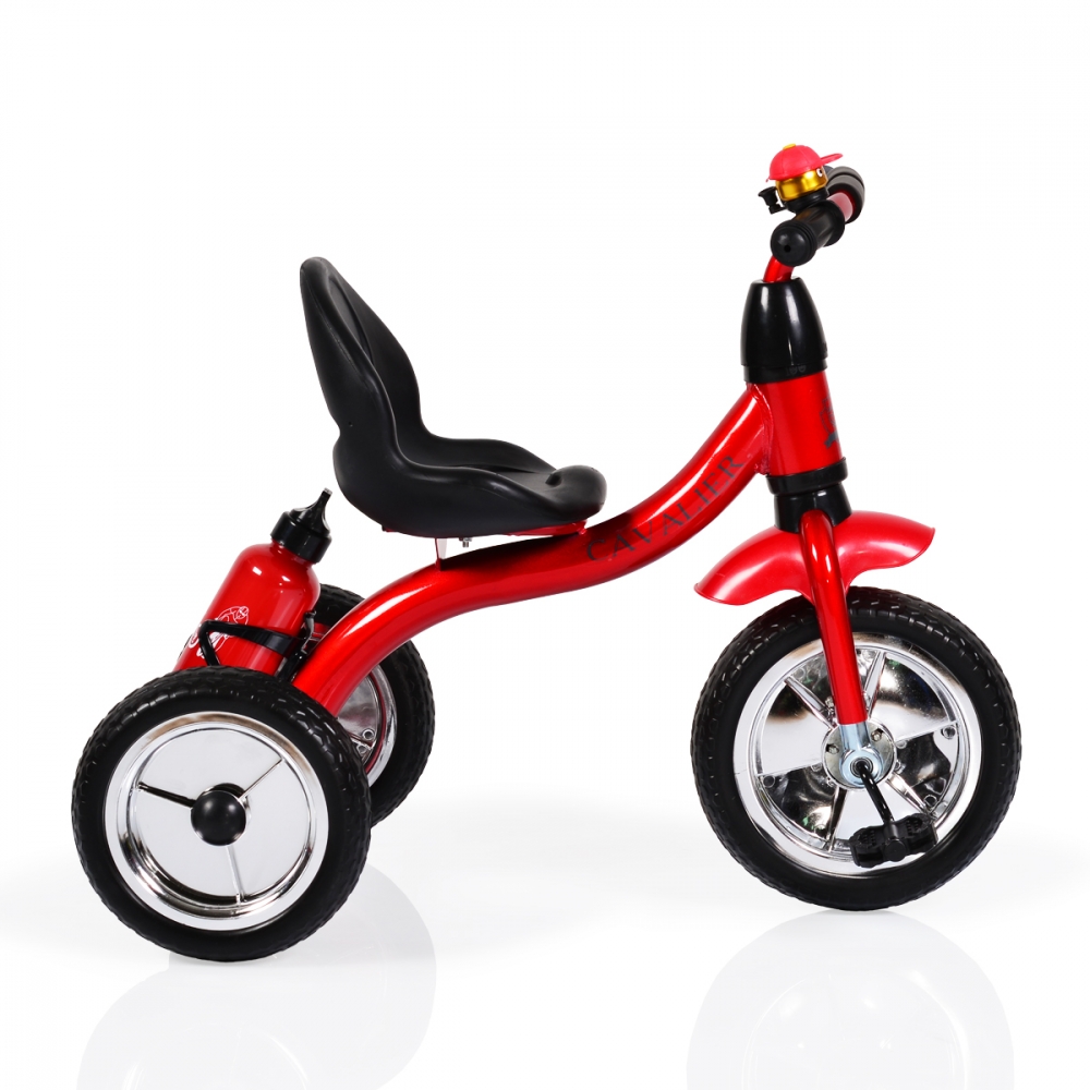 Tricicleta cu roti din cauciuc Byox Cavalier Red Byox imagine noua