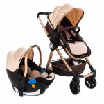 Carucior transformabil 3 in 1 Allure Beige