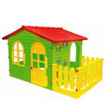 Casuta pentru copii Mochtoys Garden House cu gardut 190 cm