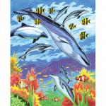 Set creativ educativ  Coloreaza pe numere   Animale marine