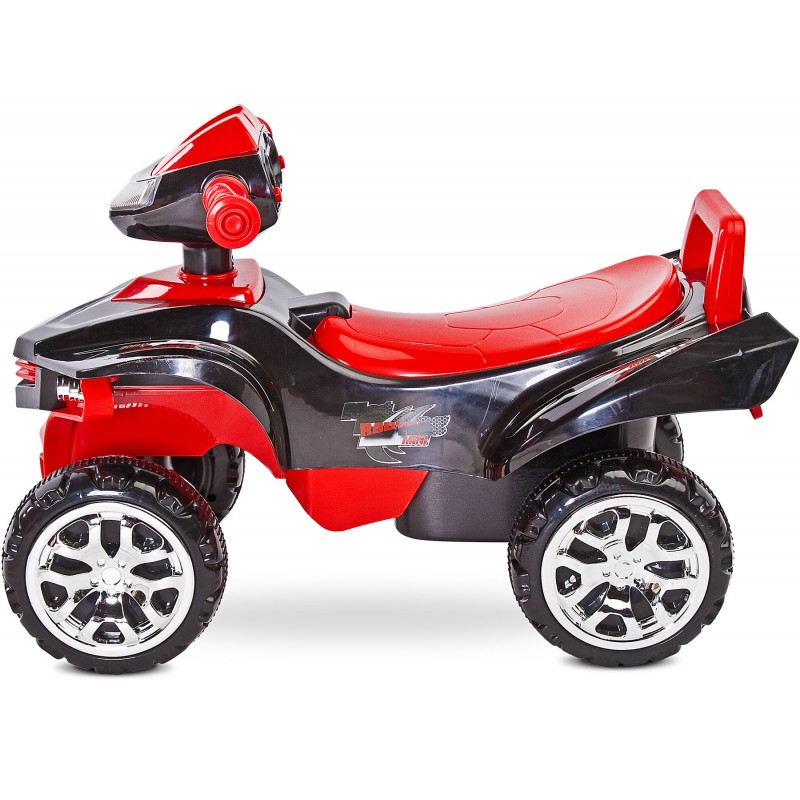 Atv pentru copii fara pedale Toyz Mini Raptor Red cu melodii, lumini si spatiu de depozitare sub scaun, Inaltime scaun 24 cm, de la 18 luni pana la greutatea maxima de 25 kg - 4 | YEO