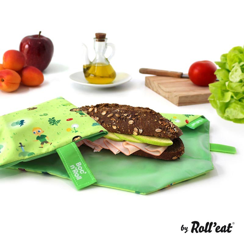 Ambalaj reutilizabil pentru sandwich boc n roll kids forest