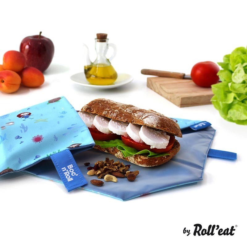Ambalaj reutilizabil pentru sandwich boc n roll kids ocean