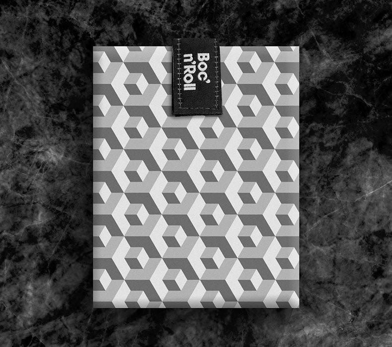 Ambalaj reutilizabil pentru sandwich boc n roll tiles negru