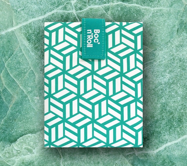 Ambalaj reutilizabil pentru sandwich boc n roll tiles verde