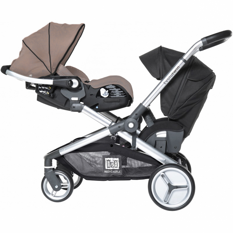 Carucior Gemeni Evolutwin 2 in 1 TS Negru-Bej - 1 | YEO