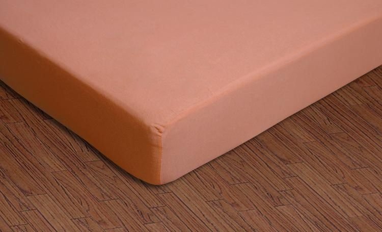 Cearceaf jerse din bumbac cu elastic 120x60 cm caramiziu 49