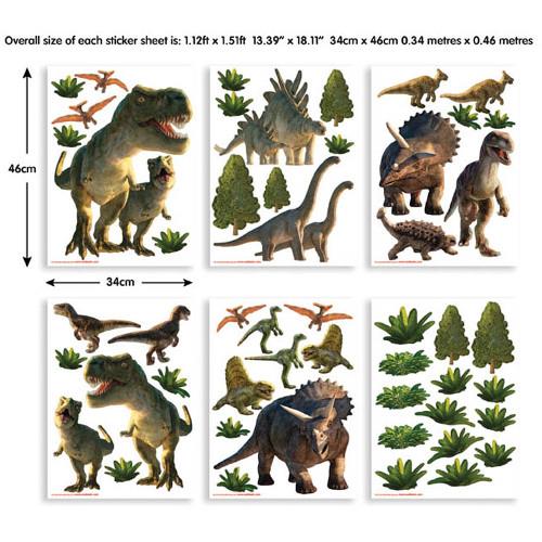 Kit decor sticker lumea dinozaurilor