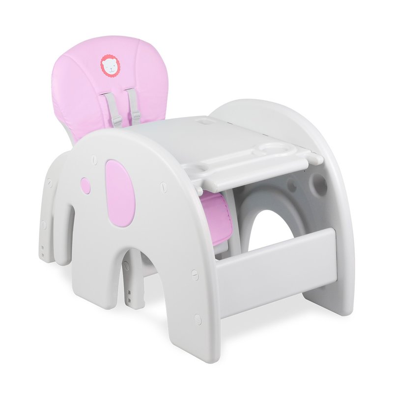 Scaun de masa 2 in 1 Eli pink