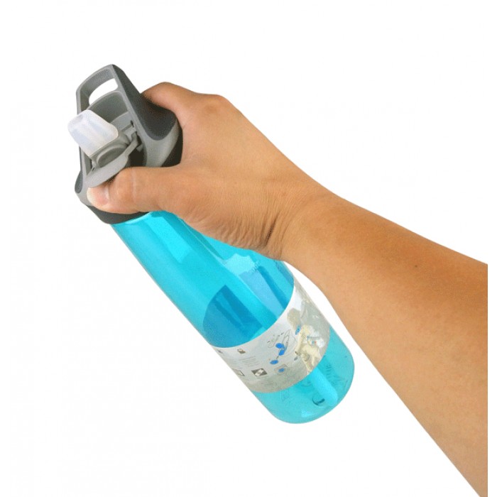 Recipient din tritan cu capac automat 0.75l butterfly