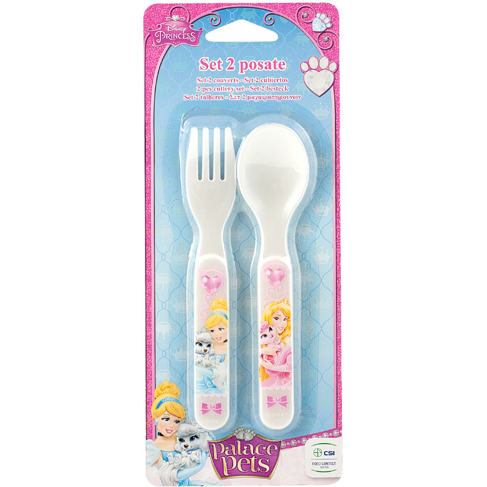 Set lingurita si furculita plastic princess pets lulabi 8266800